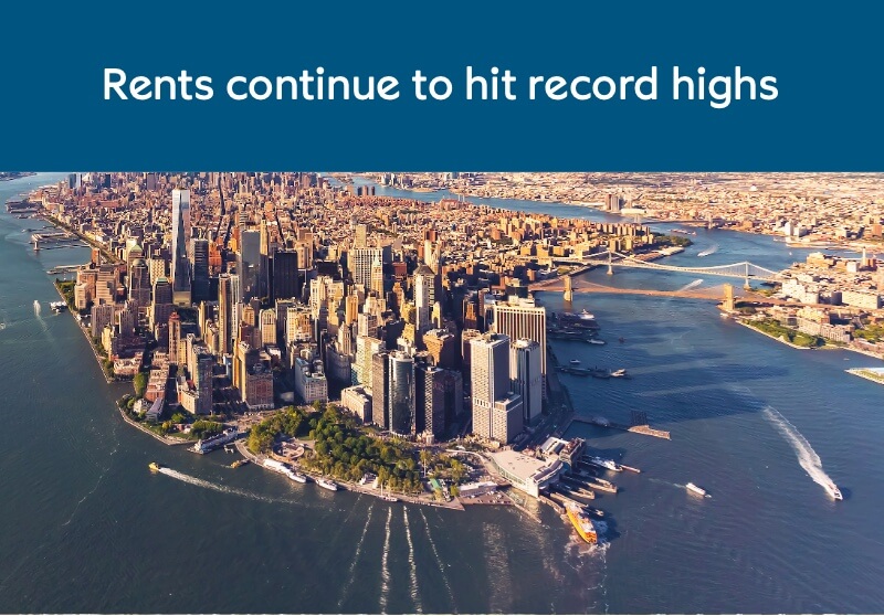 Rents continue to hit record highs